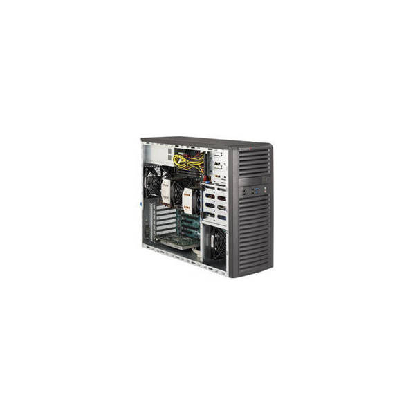 Supermicro SuperWorkstation Dual LGA1356 Xeon 500W Mid-Tower Workstation SYS-7037A-IL